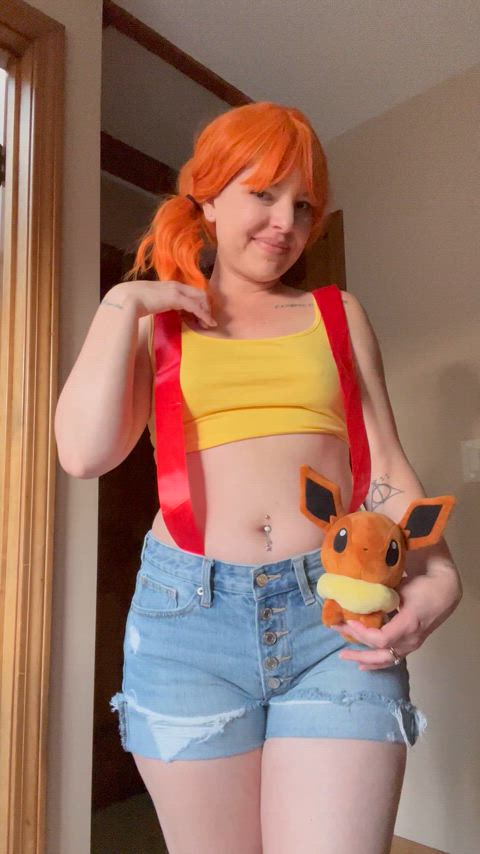 after Misty lost the battle she had to strip too