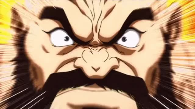 Zangief crushes a wooden post to splinters