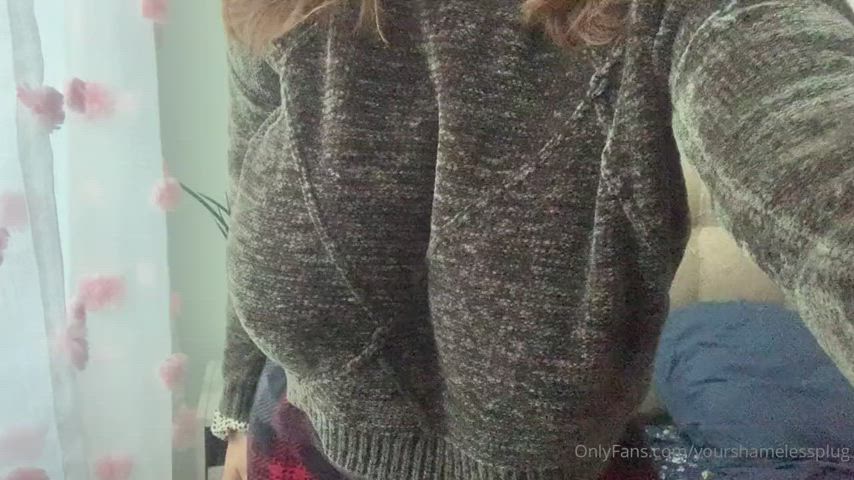 flashing huge tits titty drop gif