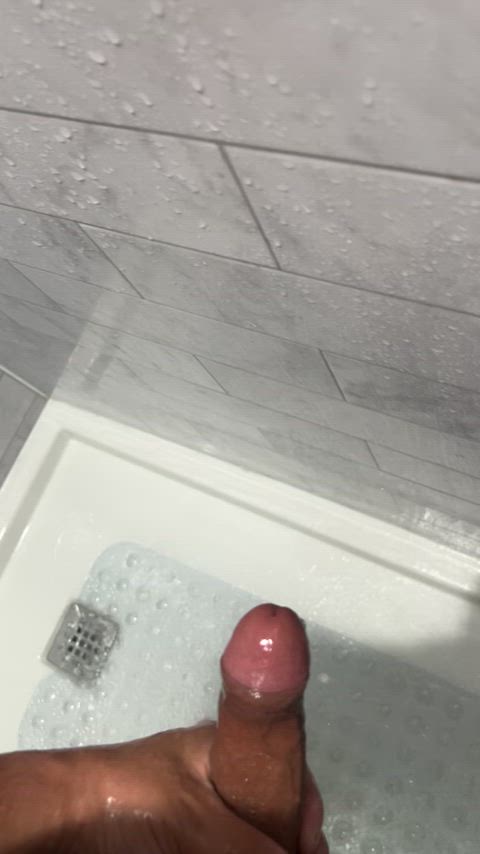 amateur cum cumshots shower gif