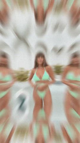bikini dancing latina gif
