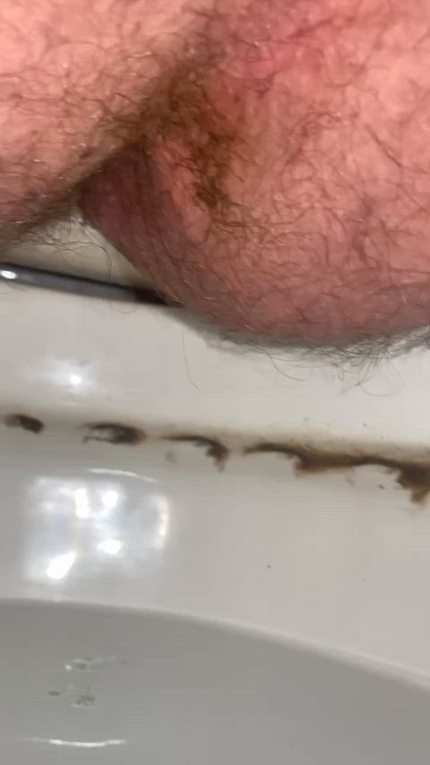 My ass was dirty from the last shit