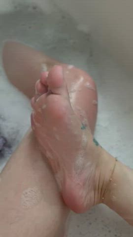 My first post here, do you like my pink soapy soles?