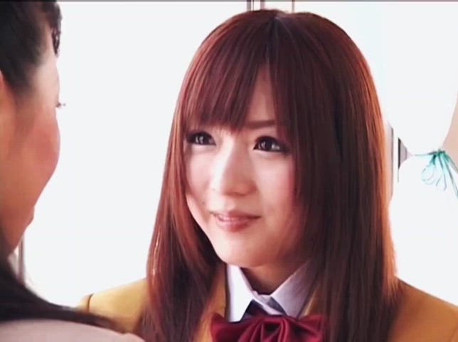 brunette classroom eye contact finger in mouth jav japanese lesbian schoolgirl story