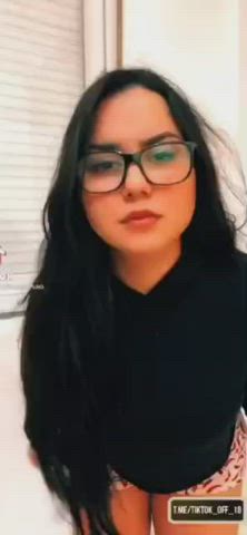 Big Ass Big Tits Brunette Girls TikTok gif