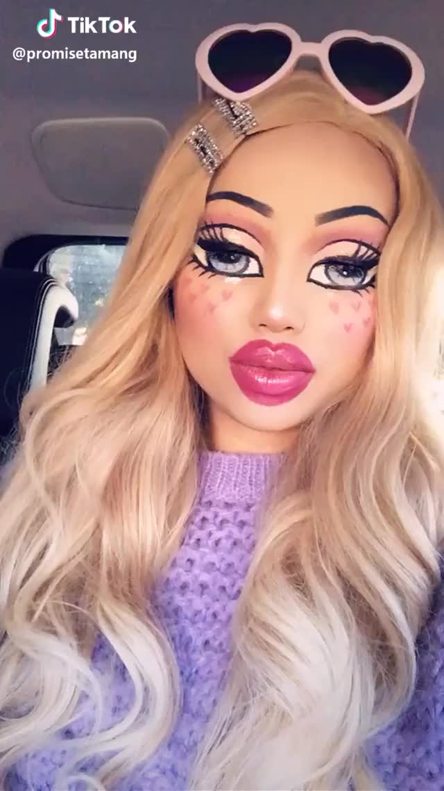 Going in public as Bratz ? Video coming soon #bratz #makeup #foryou #tiktok #trending