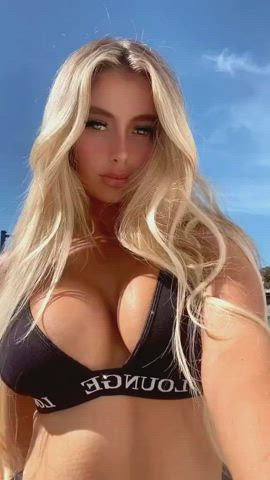 Blonde Fake Tits Prostitute gif