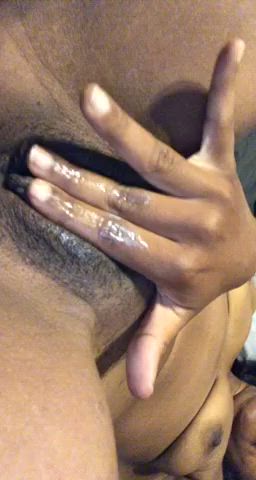 Creamy Cum Fingering Pussy gif