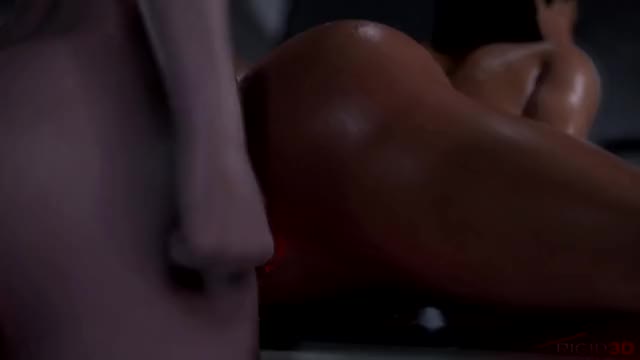 Ashley Fucked by Futa Femshep [Blender] 1