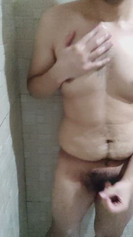 Hairy Penis Shower gif