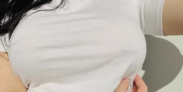 Revealing my big soft tits [OC] ?