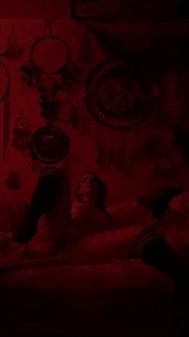 Goth Masturbating Socks gif