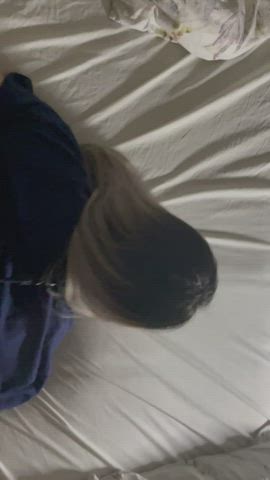 Amateur Asian Ass Choking Handcuffed gif