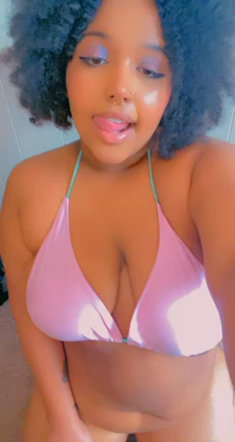 bbw big tits ebony gif