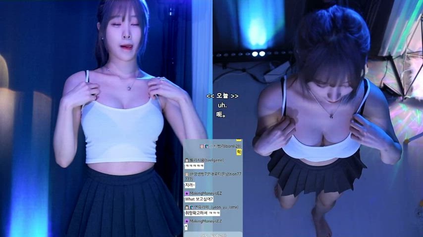 asian big tits dancing korean gif