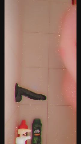 Anal BBW Shower gif