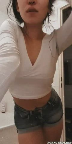 babe body perky white girl gif