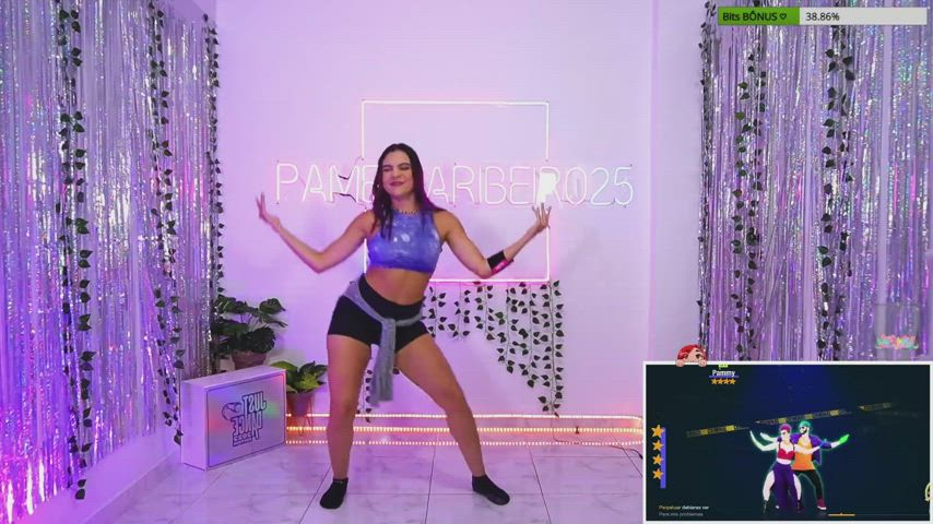 abs thick thighs gif