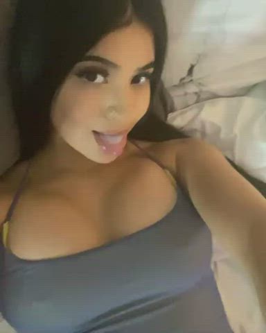 Big Tits Cute Latina gif