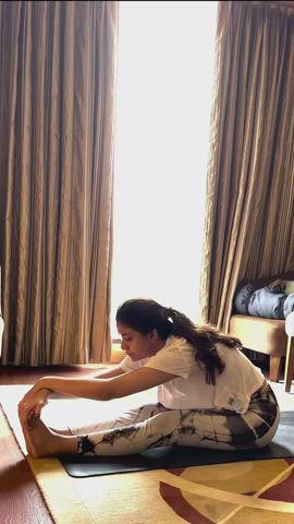 ass celebrity desi indian sensual tamil yoga yoga pants gif