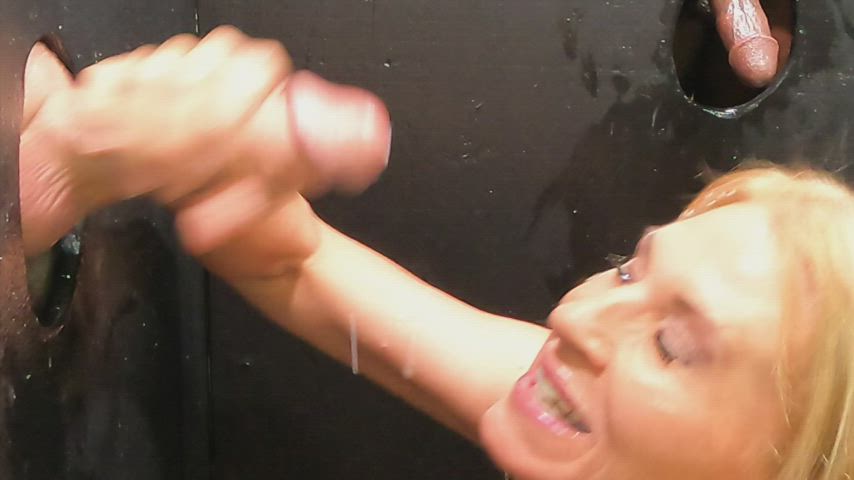 Just another Sunday night in my gloryhole Cumshot GIF by naughtyjojoxxx