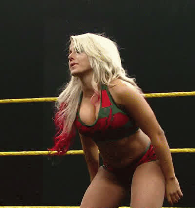 big tits blonde wrestling gif