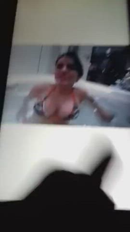 Celebrity Cum Tribute gif
