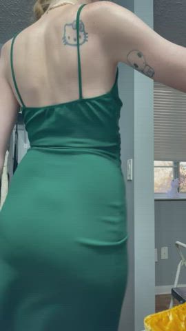 blonde dancing dress gif