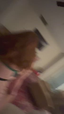 lingerie redhead sex gif