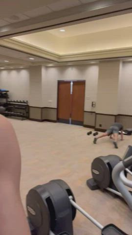 Making my workout a little more fun [gif]