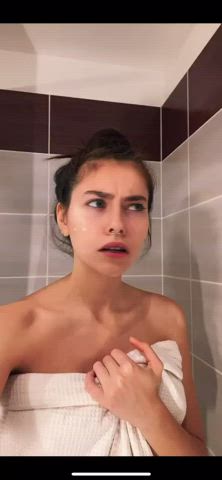 Big Tits Boobs Lesbian Naked Nude Shower Spy Teen TikTok Porn GIF by alissafoxy