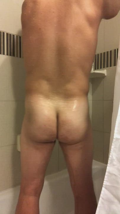 Amateur Exhibitionist Shower gif