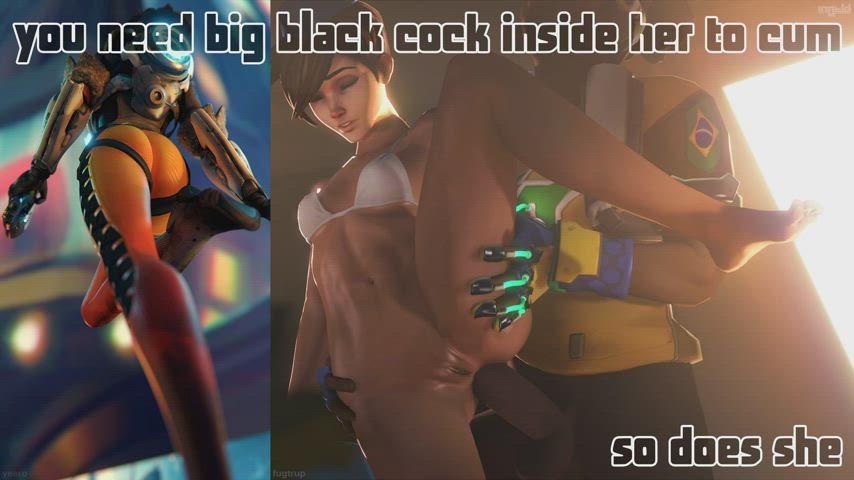 3d animation bbc caption interracial overwatch split screen porn gif