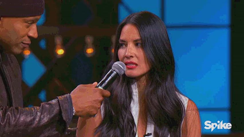 brunette celebrity olivia munn gif