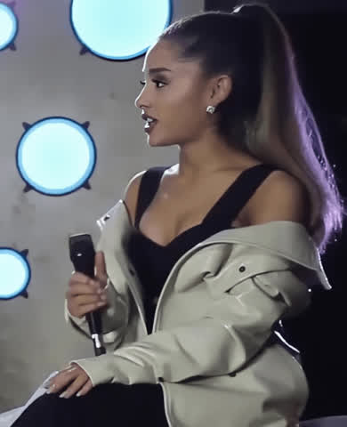 Ariana Grande Celebrity Cute Dildo Jerk Off Latina MILF Teen Tits gif