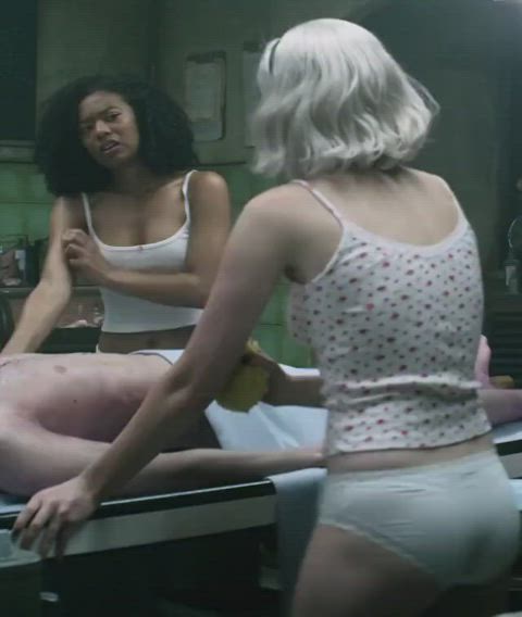 booty kiernan shipka underwear gif