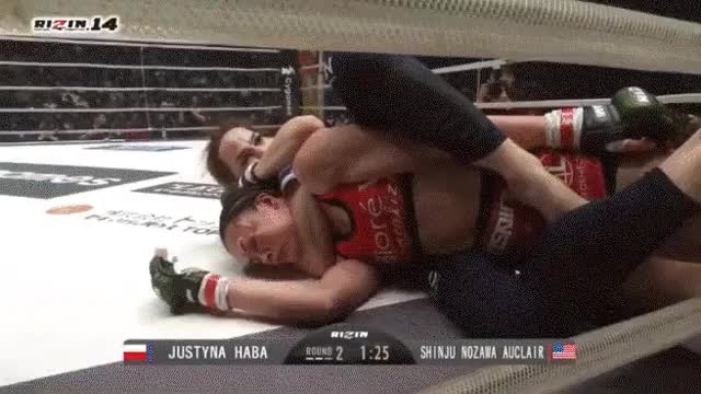 Justyna Haba puts Shinju Nozawa to sleep with a RNC (RIZIN 14)