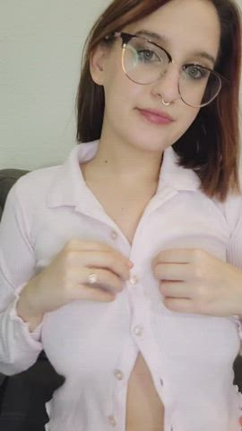 Here to show you my boobs... I mean glasses