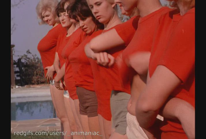 big tits blonde brunette huge tits milf redhead retro topless vintage gif