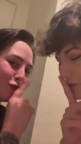 big tits cute lesbian lesbians gif