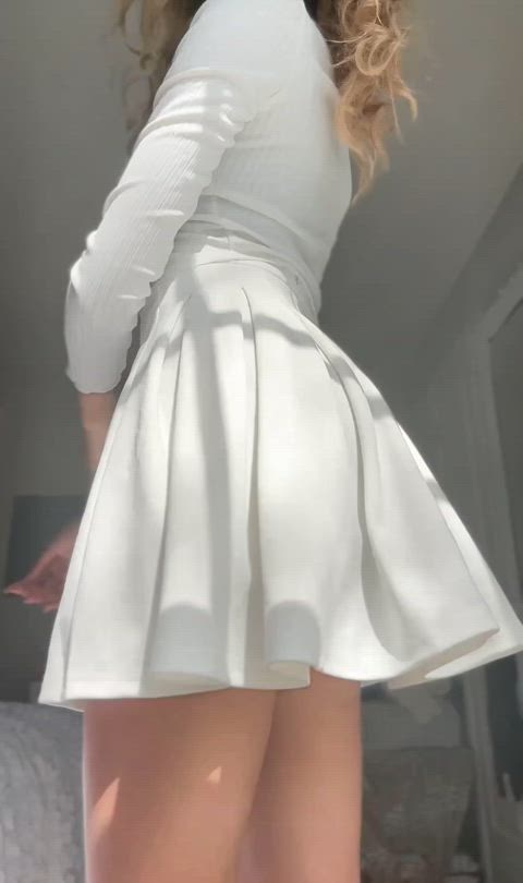 censored fansly femdom humiliation loyalfans skirt tease upskirt iwantclips gif