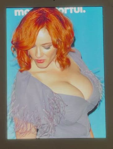 big tits christina hendricks tribute gif