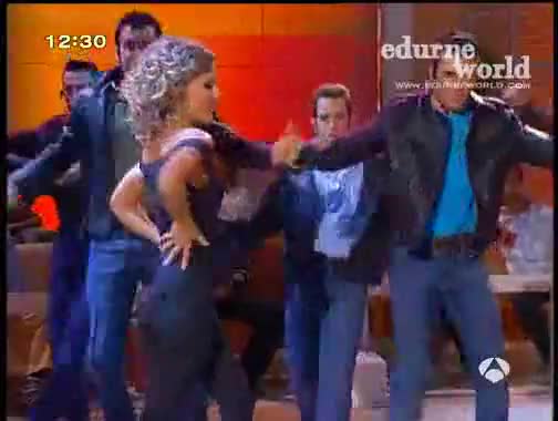 Edurne, Carlos Solano &amp; C&iacute;a de Grease en Espejo P&uacute;blico