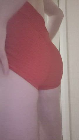 booty shorts sissy gif