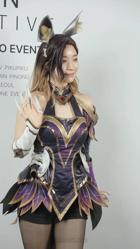 asian cosplay cute gif