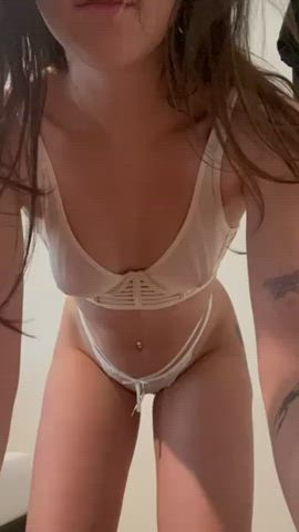 ass tits white girl gif