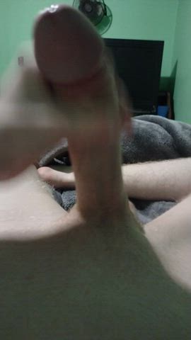 big balls big dick precum shaved gif