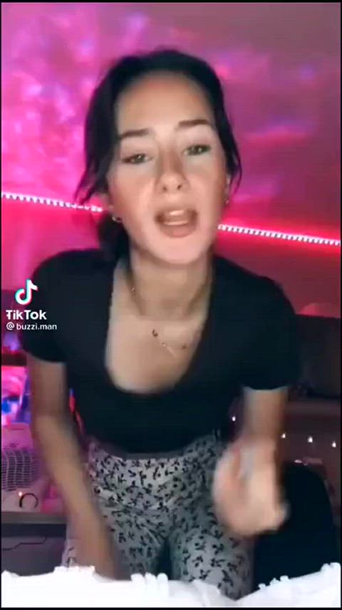 boobs booty cute girls pretty sensual starlet teasing teen tiktok gif