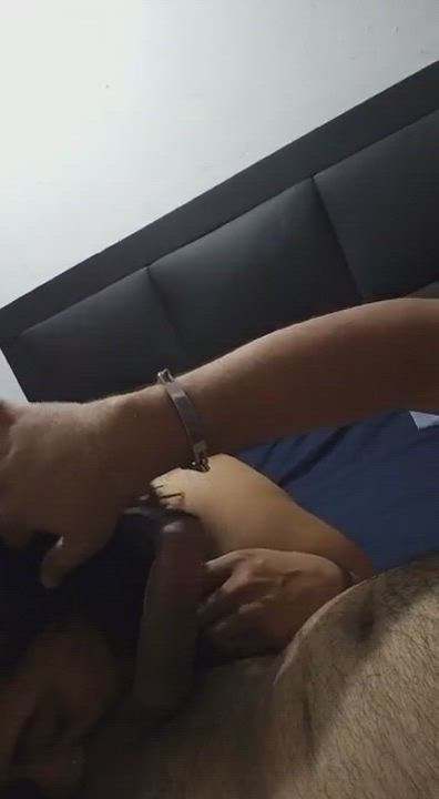 EXTREMELY HORNY BABE GIVING BLOWJOB TO HER BOYFRIEND [LINK IN COMMENT]??