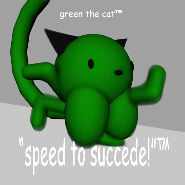 OC GreenTheCat extra jiggle